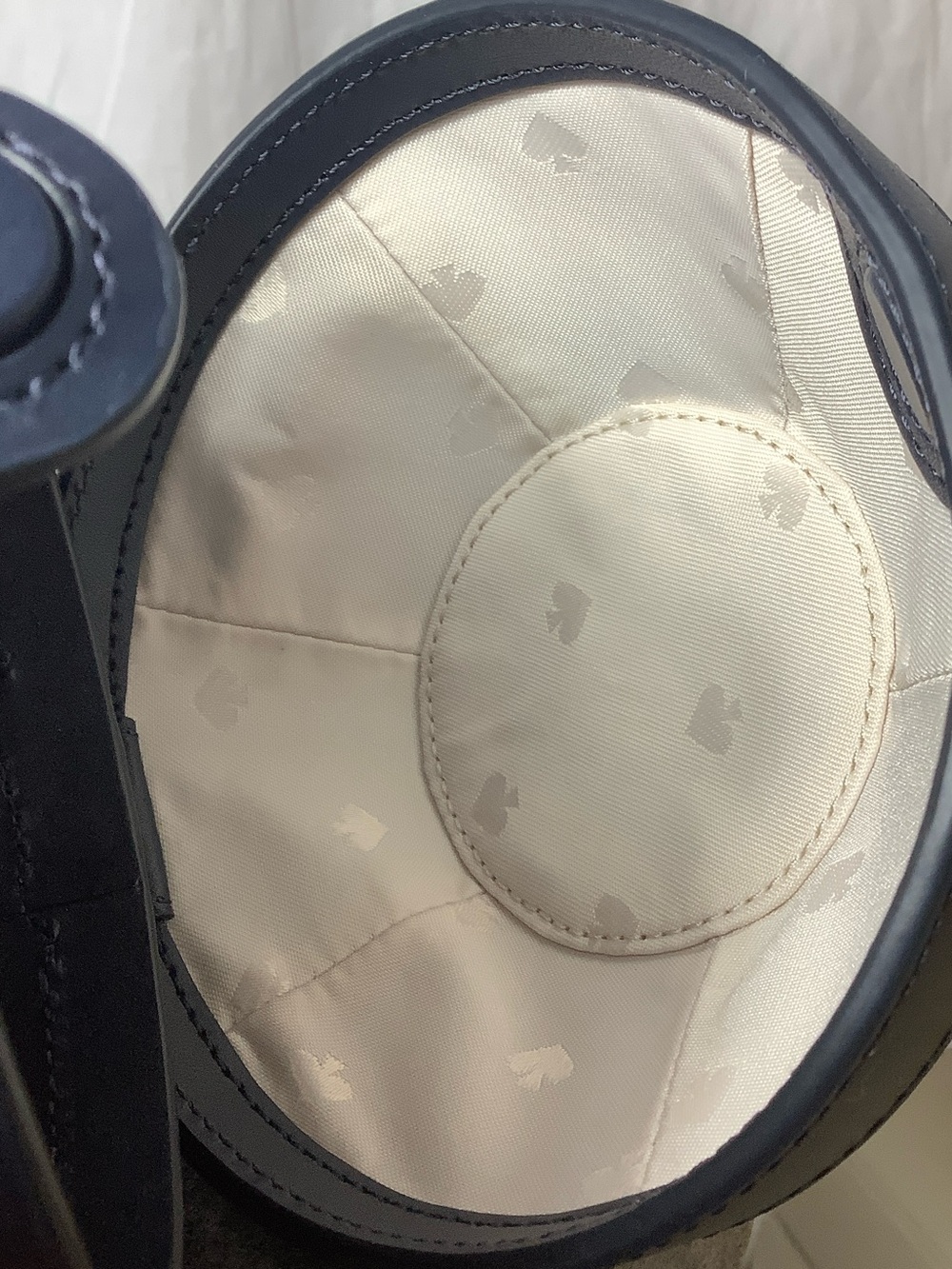 kate spade White and Navy Ice Cream Cone Crossbody Bag - Picture 5 of 7